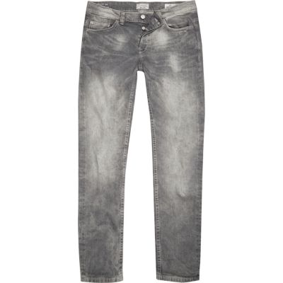 Light grey Only & Sons skinny jeans
